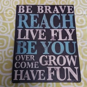 Inspirational canvas art wall decor